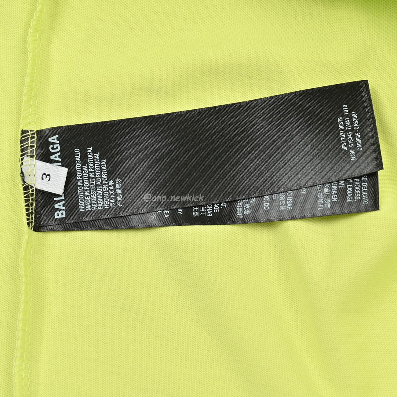 Balenciaga 23ss Tape Printed Overlapping T Shirt (6) - newkick.vip